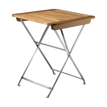 M26 Lilleø balcony 桌子 - Teak-不锈钢 - FDB Møbler