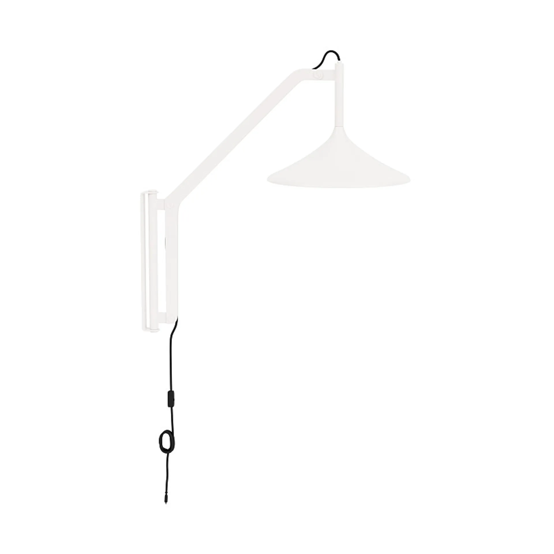 U18 Hasle北欧风格简约设计壁灯, 牡蛎白色_67.5cm FDB Møbler