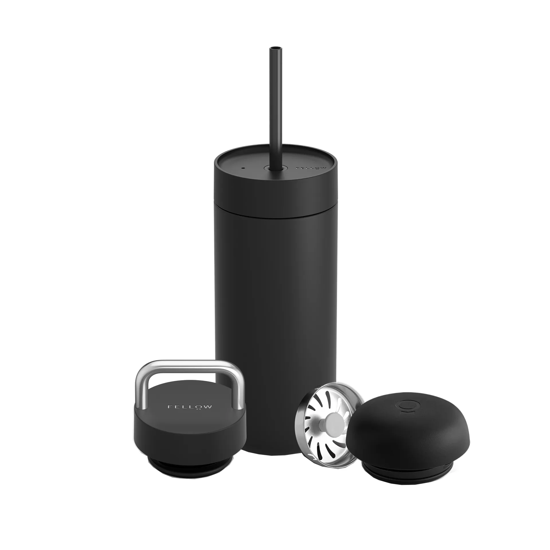 Carter Move 热水瓶mug 3-in-1 lid 套装, 哑光 黑色 Fellow