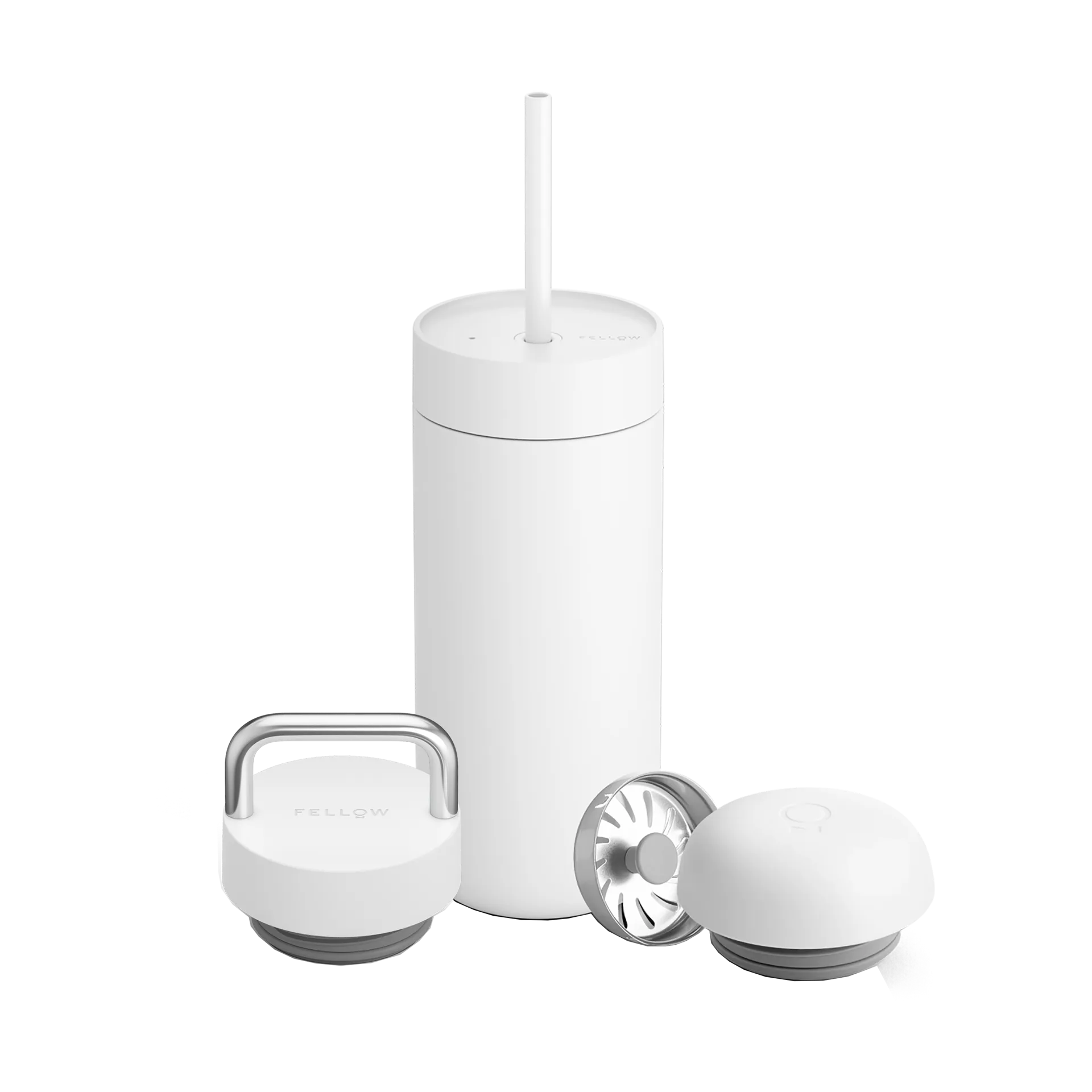 Carter Move 热水瓶mug 3-in-1 lid 套装, 哑光白色 Fellow