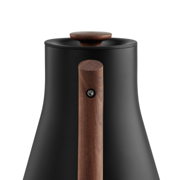 Corvo EKG electric 智能手冲咖啡温控壶家用恒温电热烧水咖啡壶0.9L - 哑光 黑色-核桃色 - Fellow