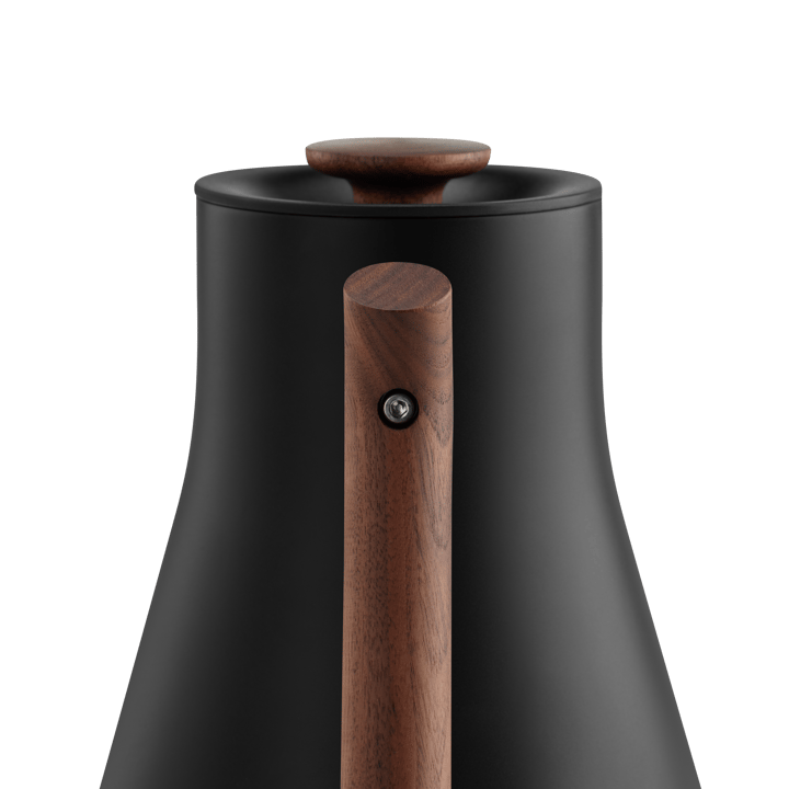 Corvo EKG electric 智能手冲咖啡温控壶家用恒温电热烧水咖啡壶0.9L, 哑光 黑色-核桃色 Fellow
