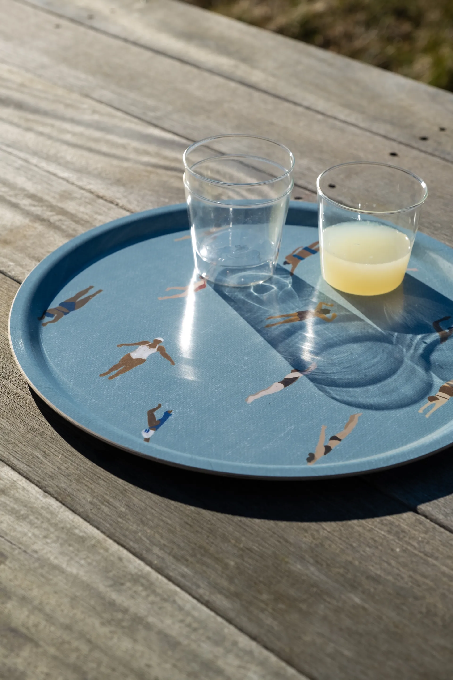 游泳者_圆形_38cm, 蓝色 Fine Little Day