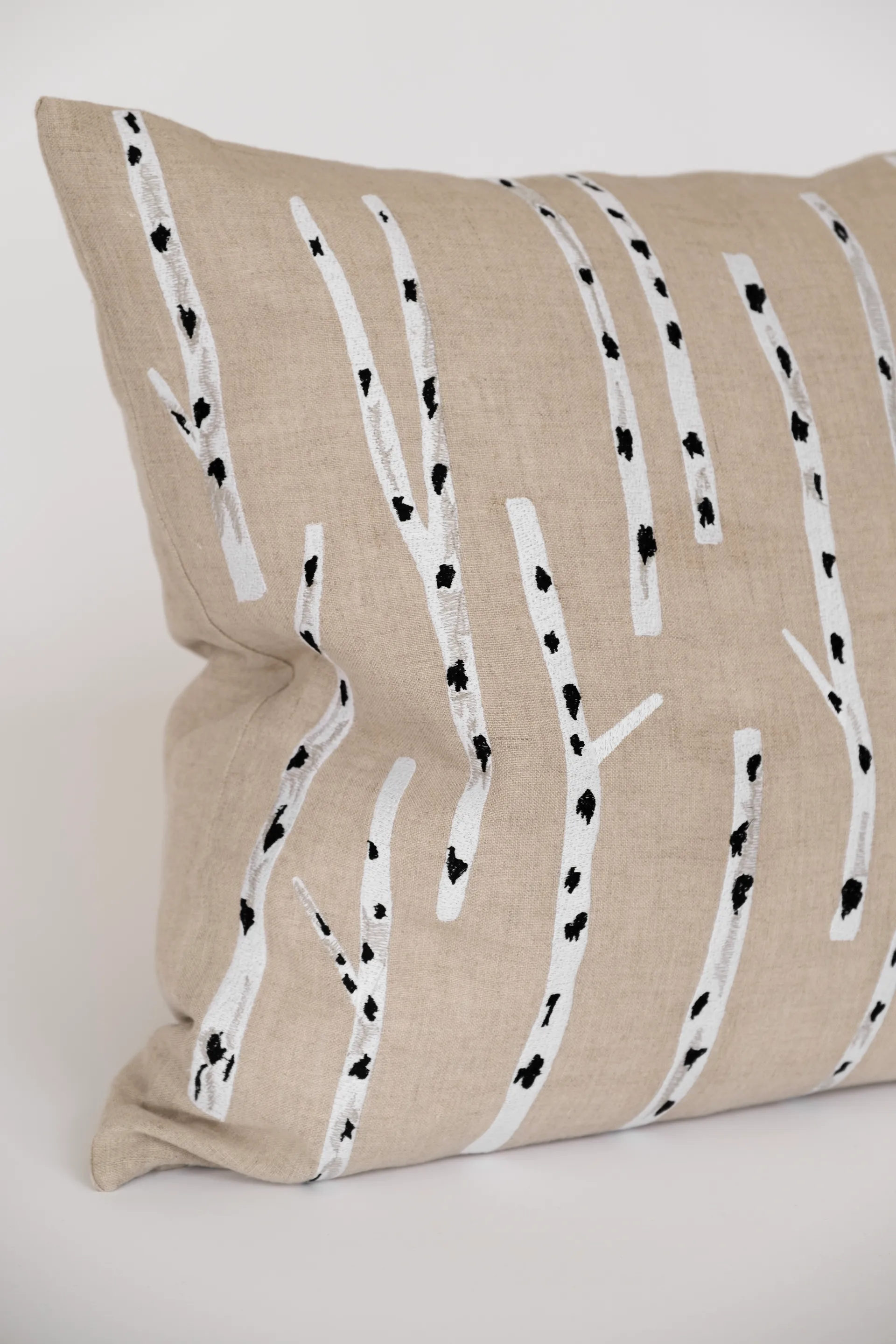 木 靠枕套 48x48 cm, 原色/自然色 Fine Little Day