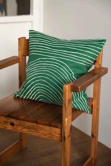 吸管 靠枕套 48x48 cm - 绿色 - Fine Little Day