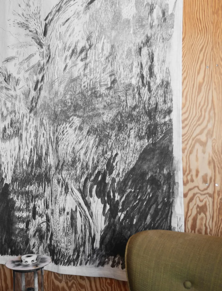 Archetype几何图案壁挂装饰100x140cm - 亚麻色 - Fine Little Day