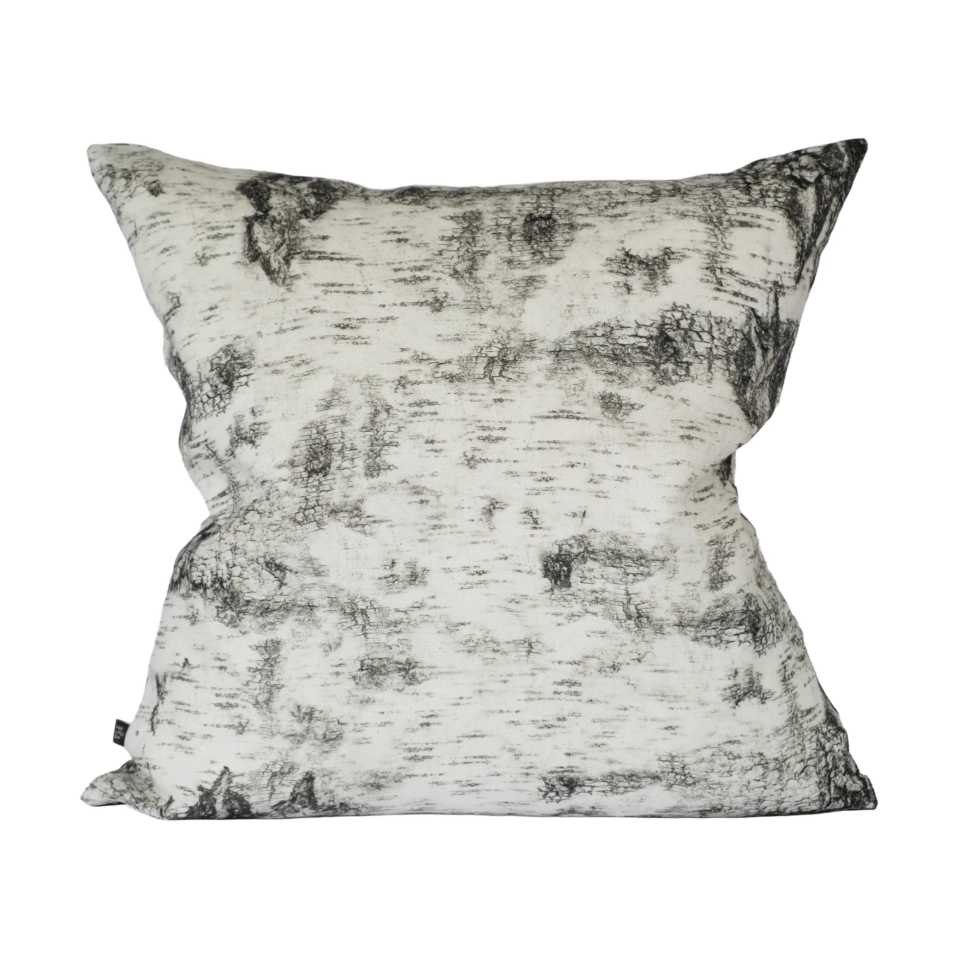 Bark 靠枕套 48x48 cm, 黑色-白色 Fine Little Day