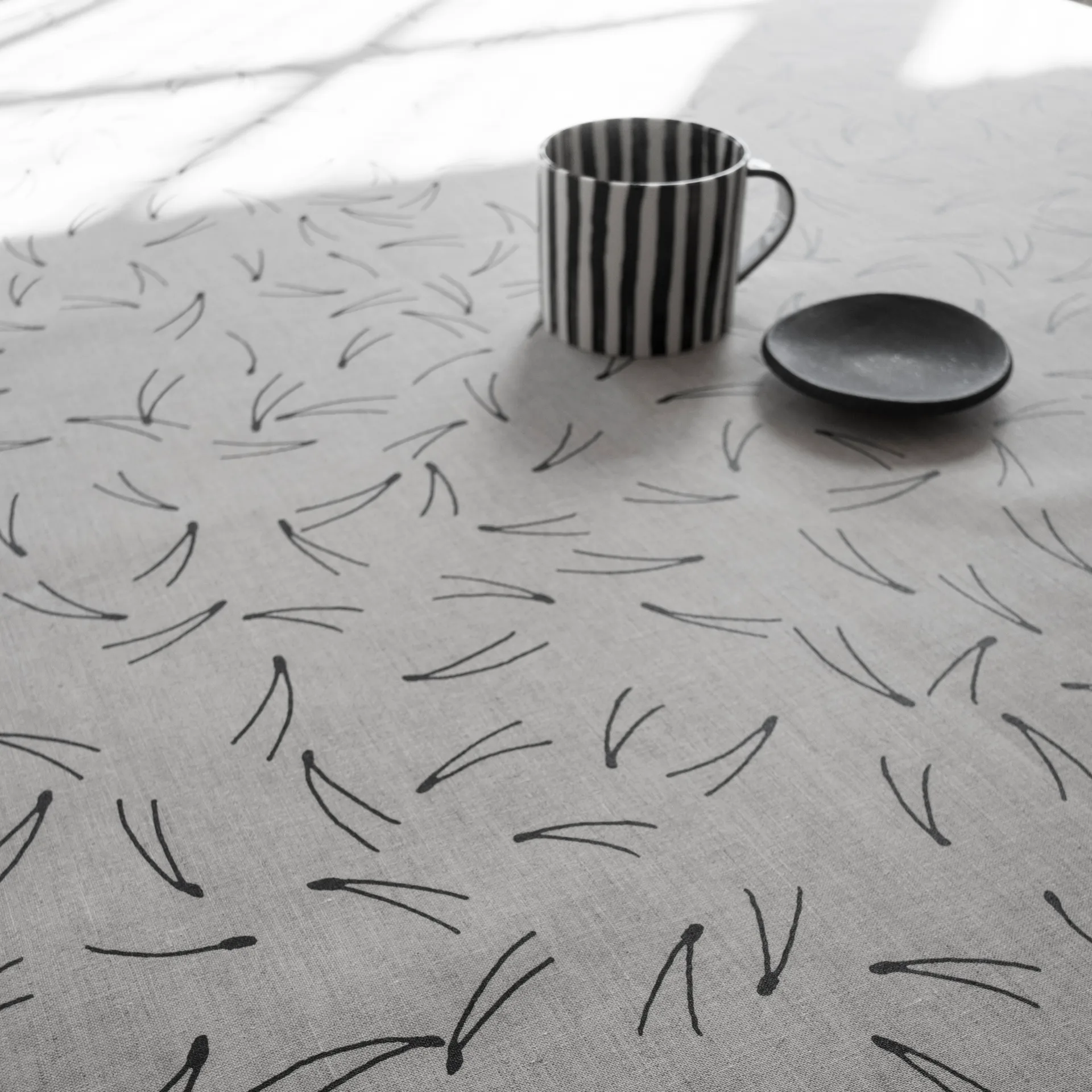 Barr oilcloth, 黑色-nature Fine Little Day