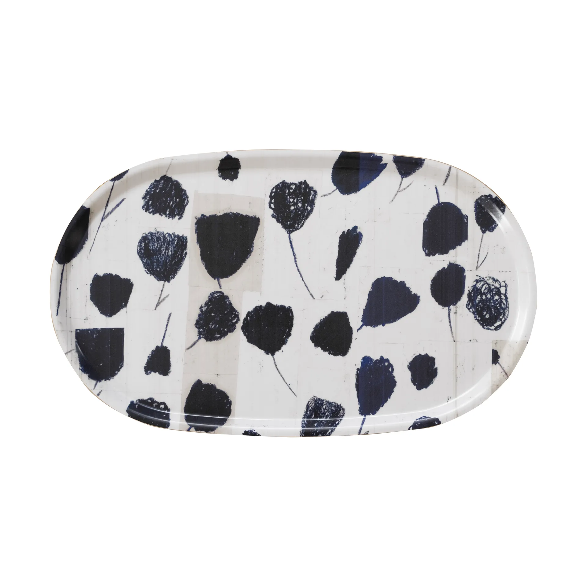 Bouquet 托盘 33x55 cm, 黑色-白色的 Fine Little Day