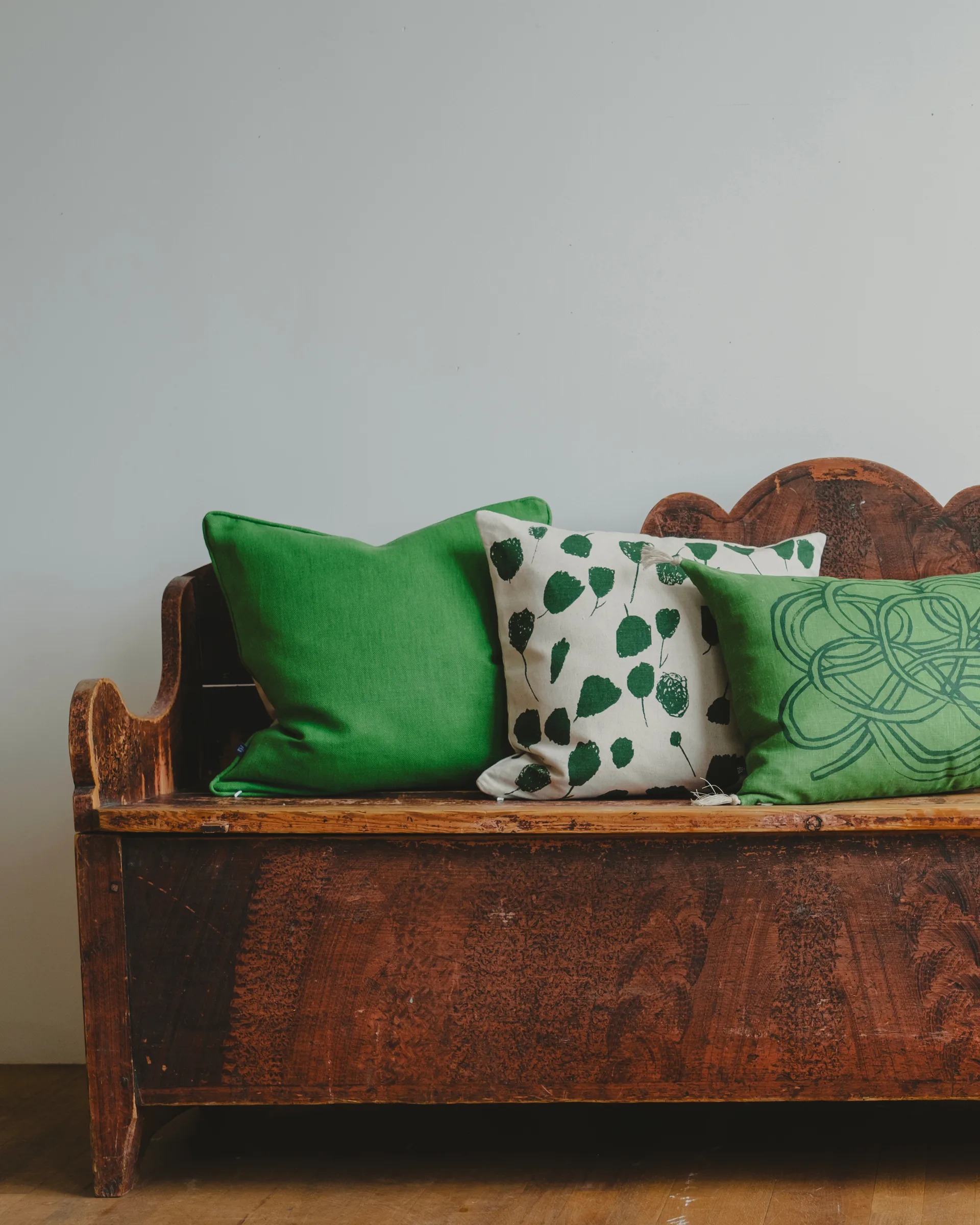 Bouquet 靠枕套 48x48 cm, Nature-绿色 Fine Little Day