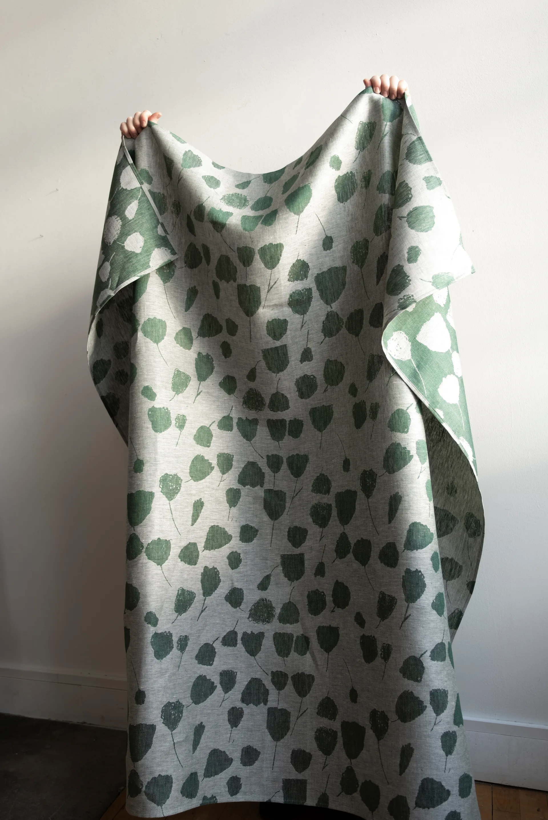 Bouquet fabric, 绿色-off-白色 Fine Little Day