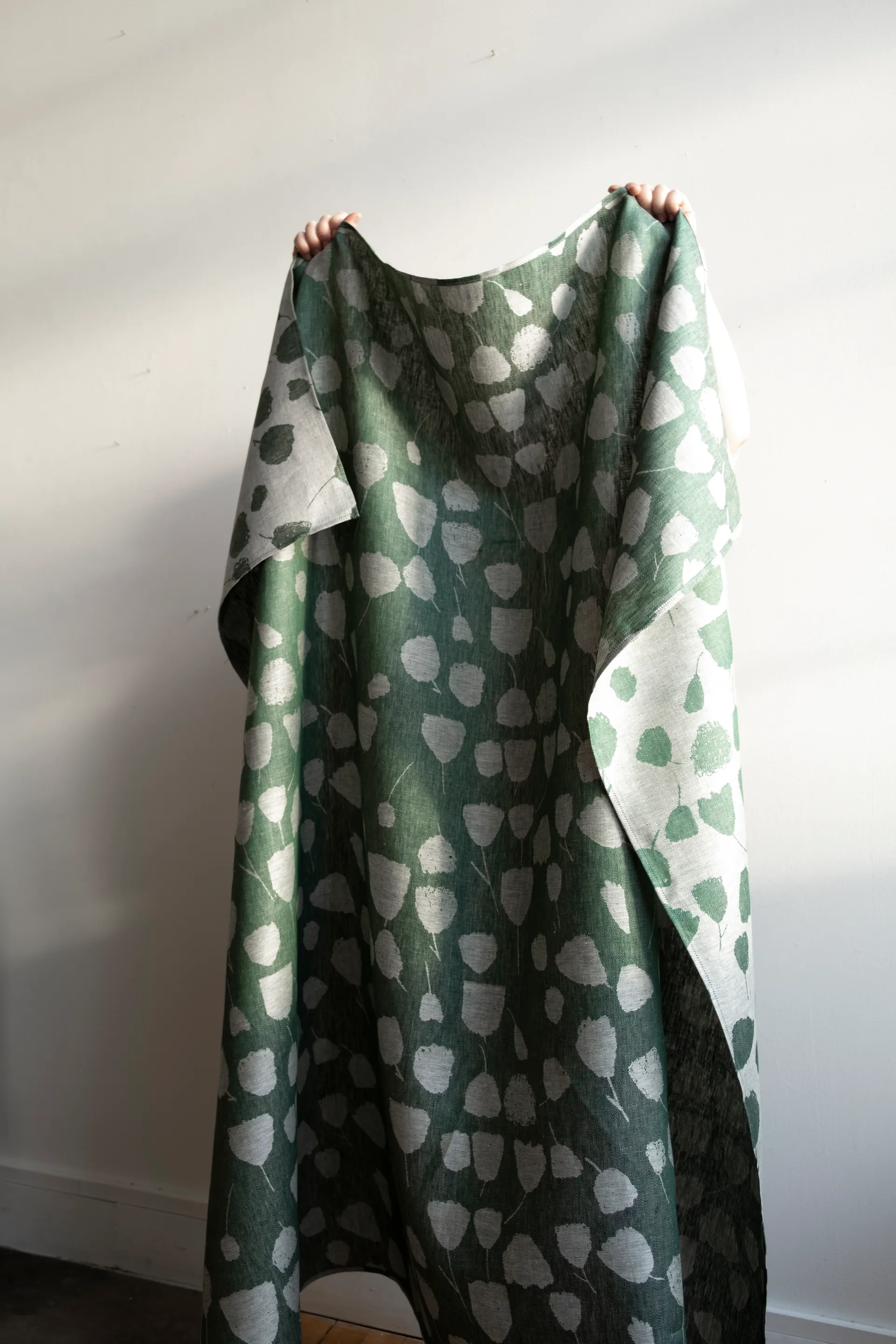 Bouquet fabric, 绿色-off-白色 Fine Little Day