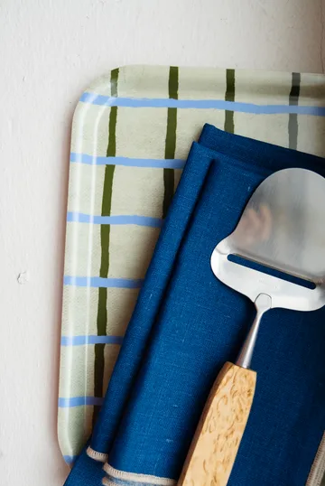 Checkered 托盘 20x27 cm - Pistachio - Fine Little Day