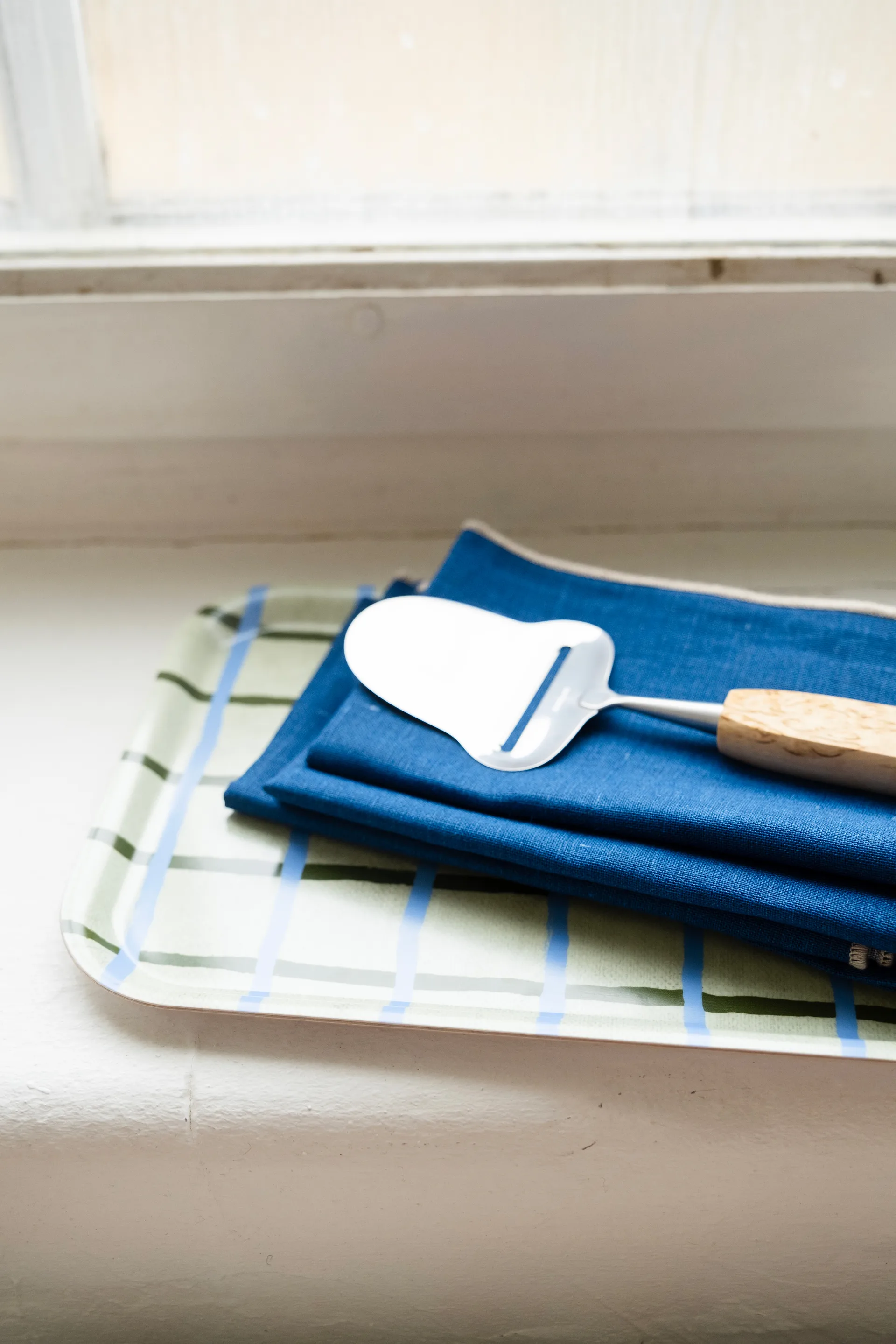 Checkered 托盘 20x27 cm, Pistachio Fine Little Day