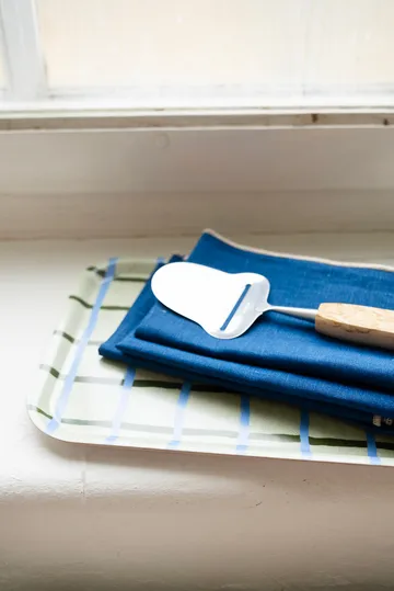 Checkered 托盘 20x27 cm - Pistachio - Fine Little Day