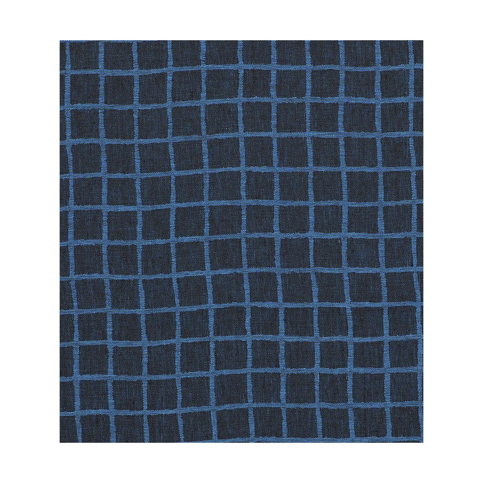Checkered 纺织品, Blue-black Fine Little Day