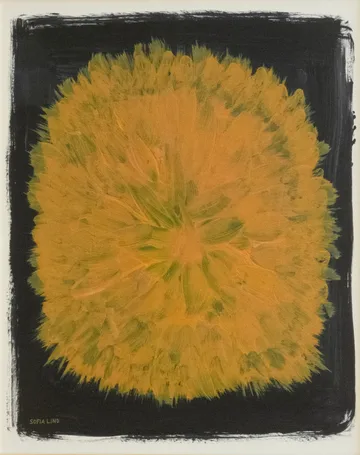 Dandelion 海报 40x50 cm - 黄色配黑色 - Fine Little Day