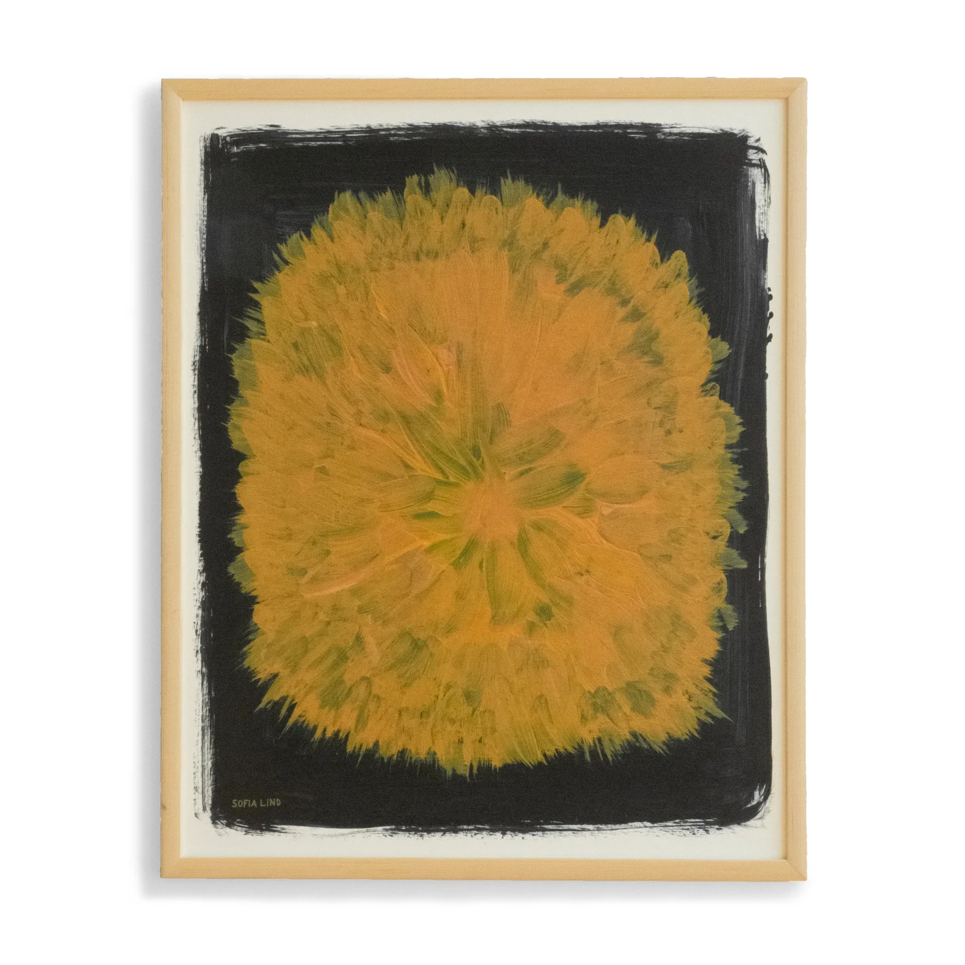 Dandelion 海报 40x50 cm, 黄色配黑色 Fine Little Day