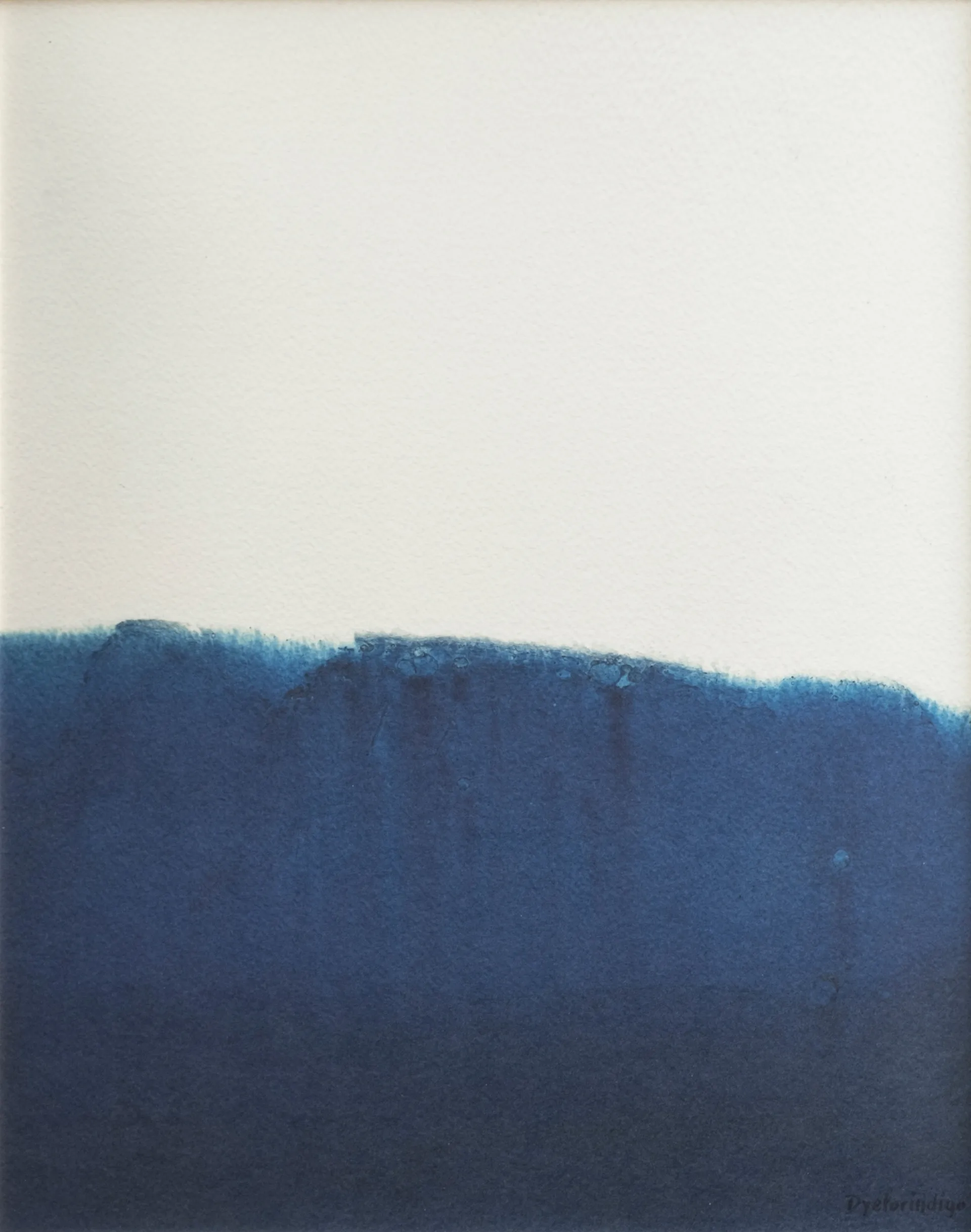Dyeforindigo ocean 1 海报 40x50 cm, 蓝色配白色 Fine Little Day