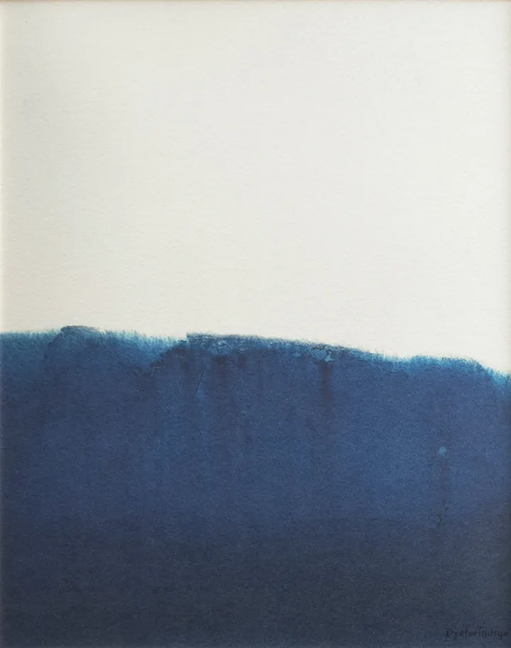 Dyeforindigo ocean 1 海报 40x50 cm - 蓝色配白色 - Fine Little Day