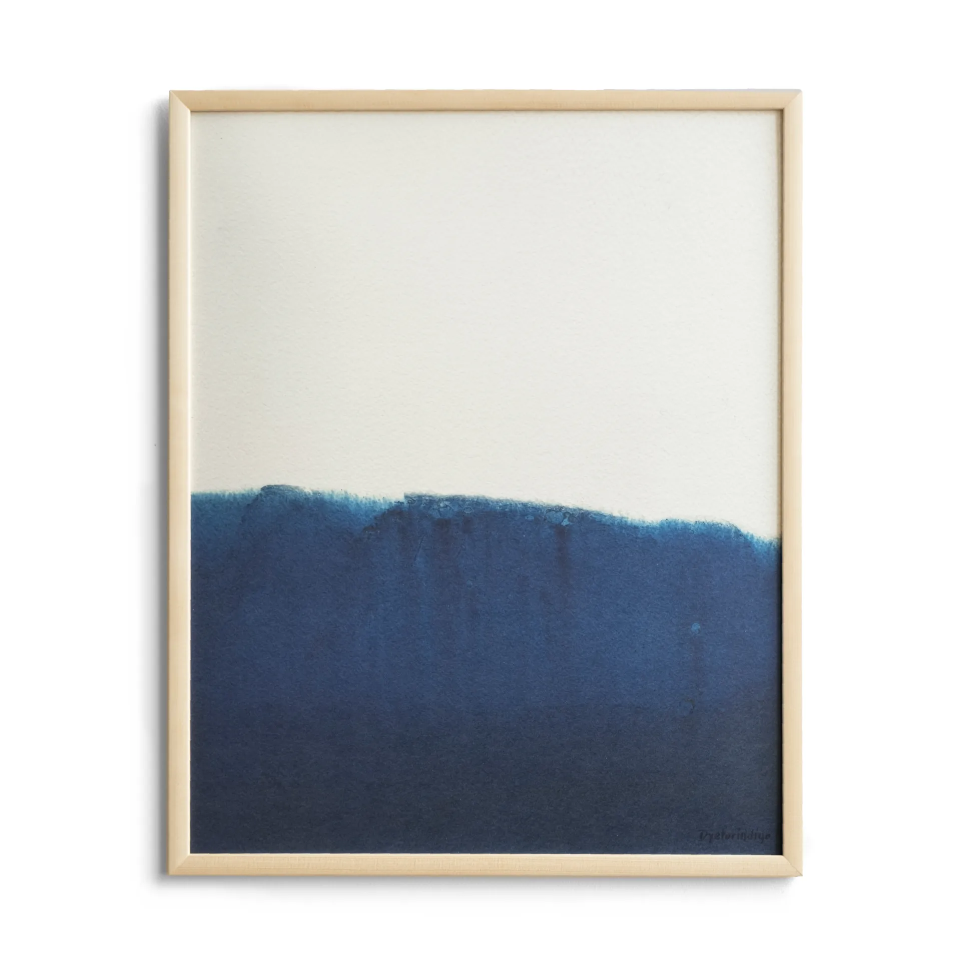Dyeforindigo ocean 1 海报 40x50 cm, 蓝色配白色 Fine Little Day
