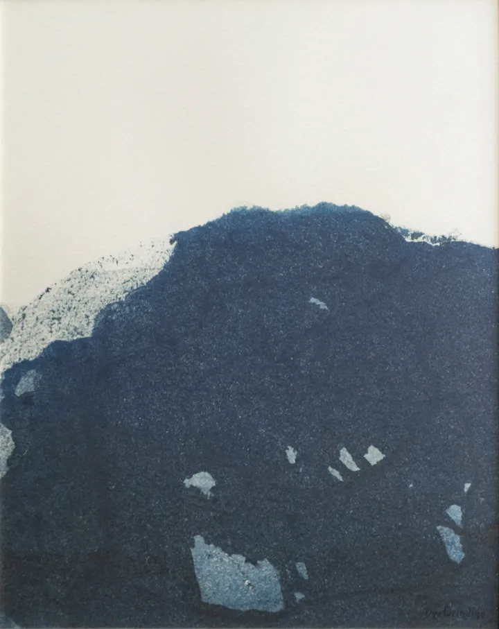 Dyeforindigo ocean 2 海报 40x50 cm - 蓝色配白色 - Fine Little Day