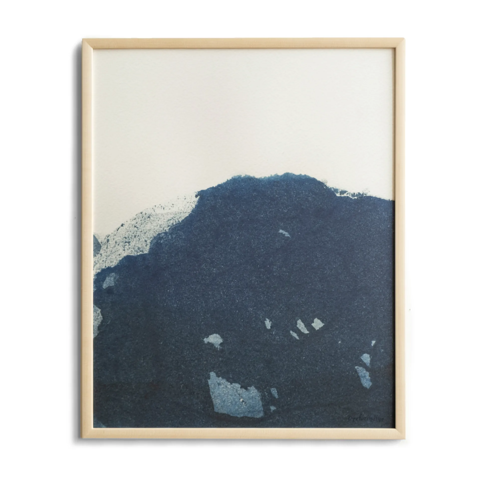 Dyeforindigo ocean 2 海报 40x50 cm, 蓝色配白色 Fine Little Day
