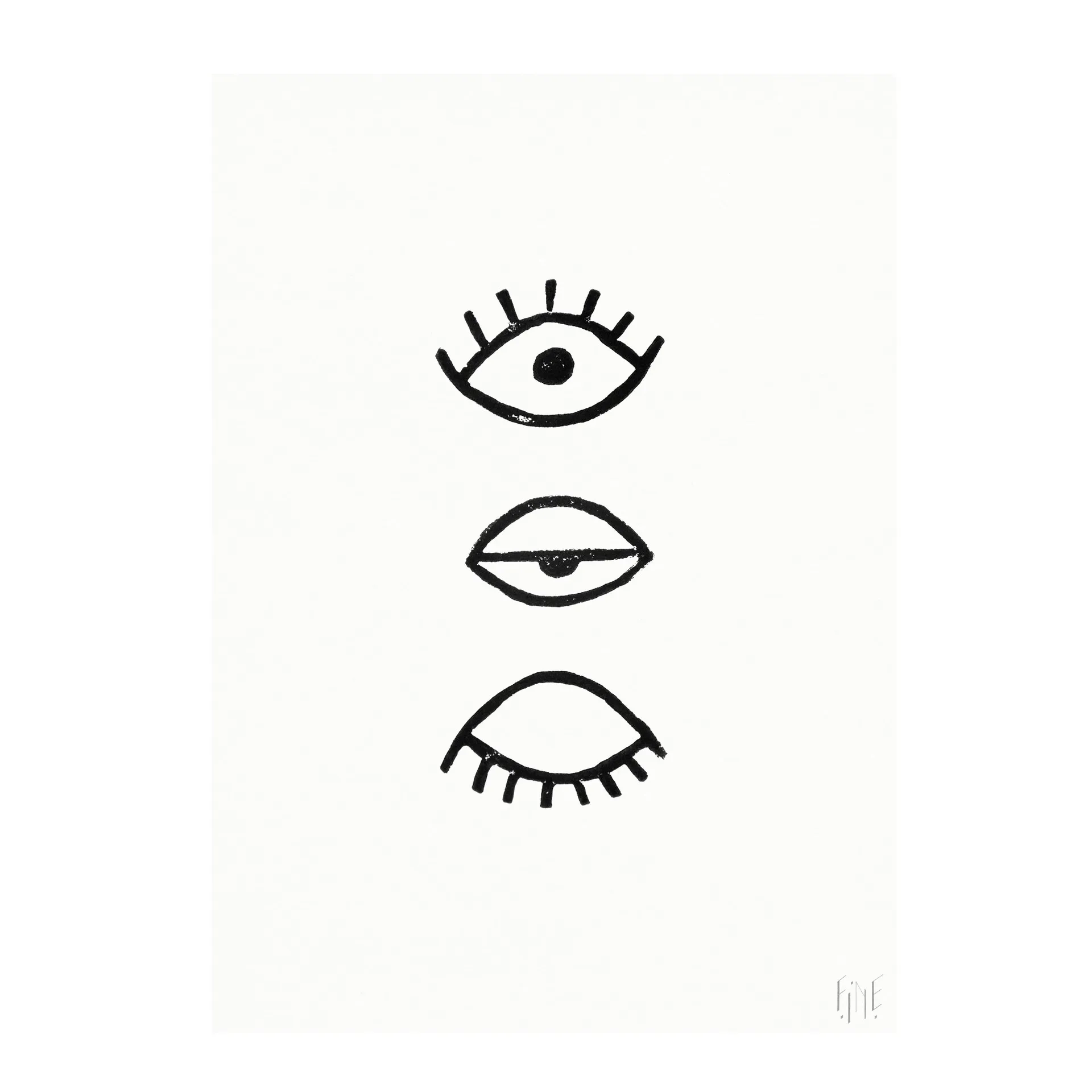 Eye Eye 海报, 50x70cm Fine Little Day