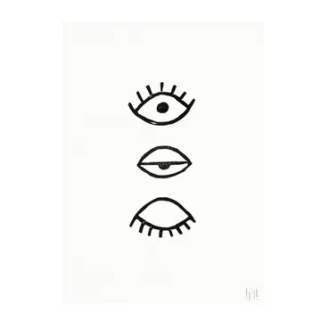 Eye Eye 海报 - 50x70cm - Fine Little Day