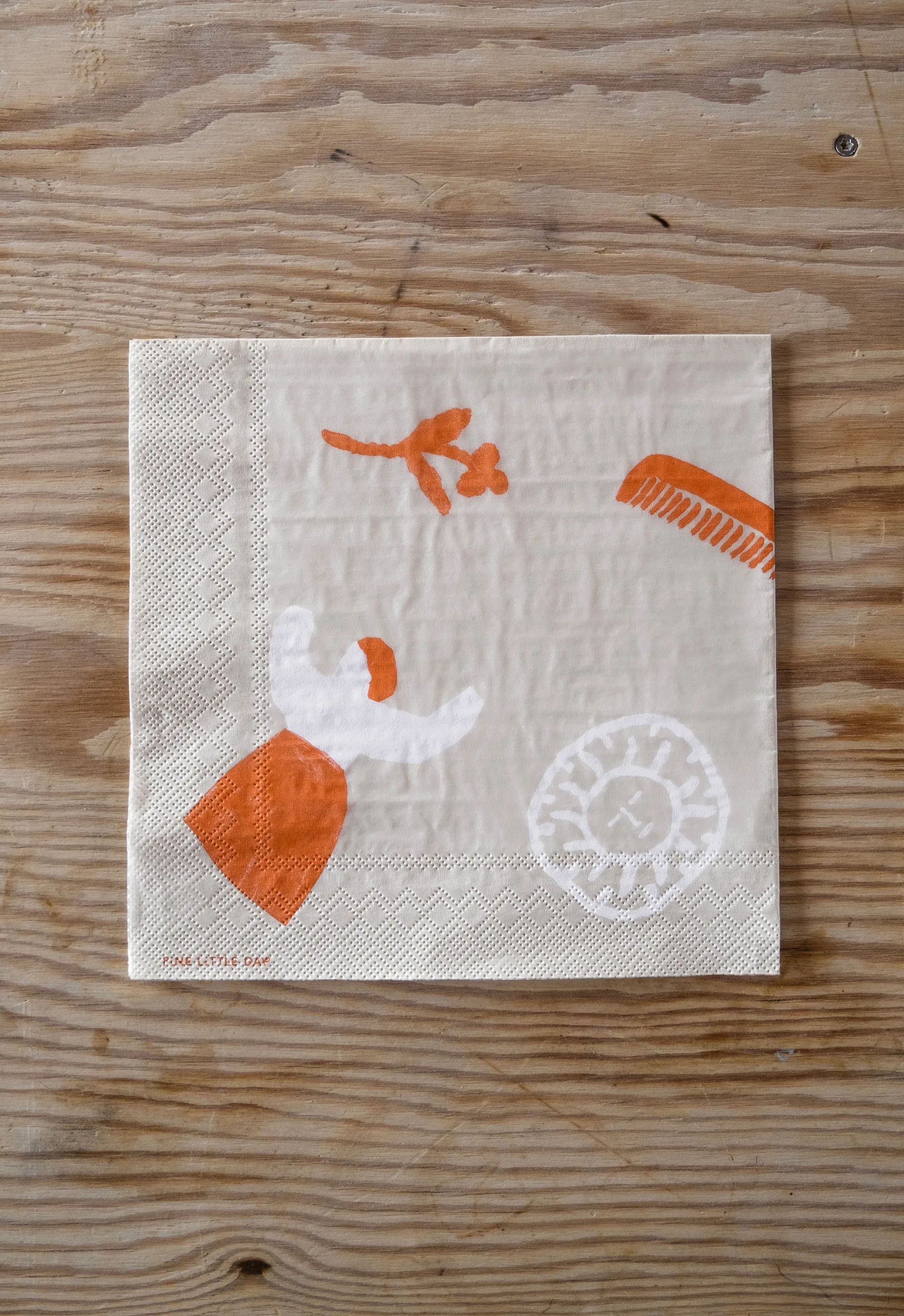 Figures 餐巾纸 20 pack, Beige-red Fine Little Day