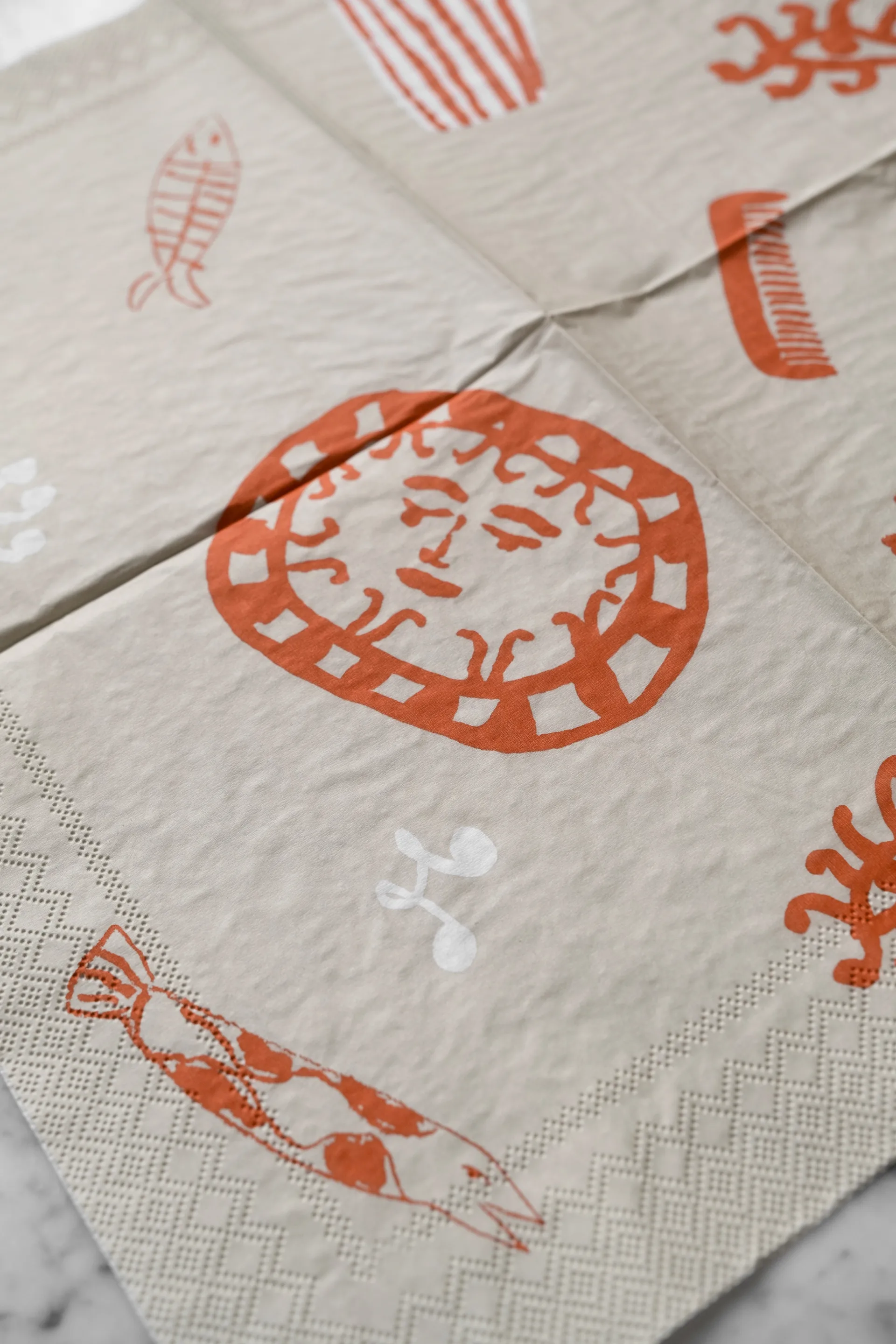 Figures 餐巾纸 20 pack, Beige-red Fine Little Day