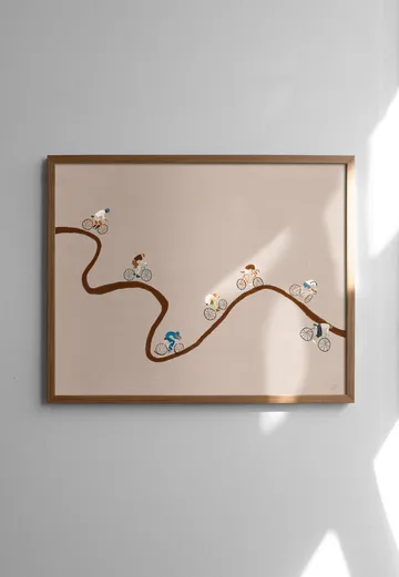 Giro 海报 - 米色, 50x40 cm - Fine Little Day