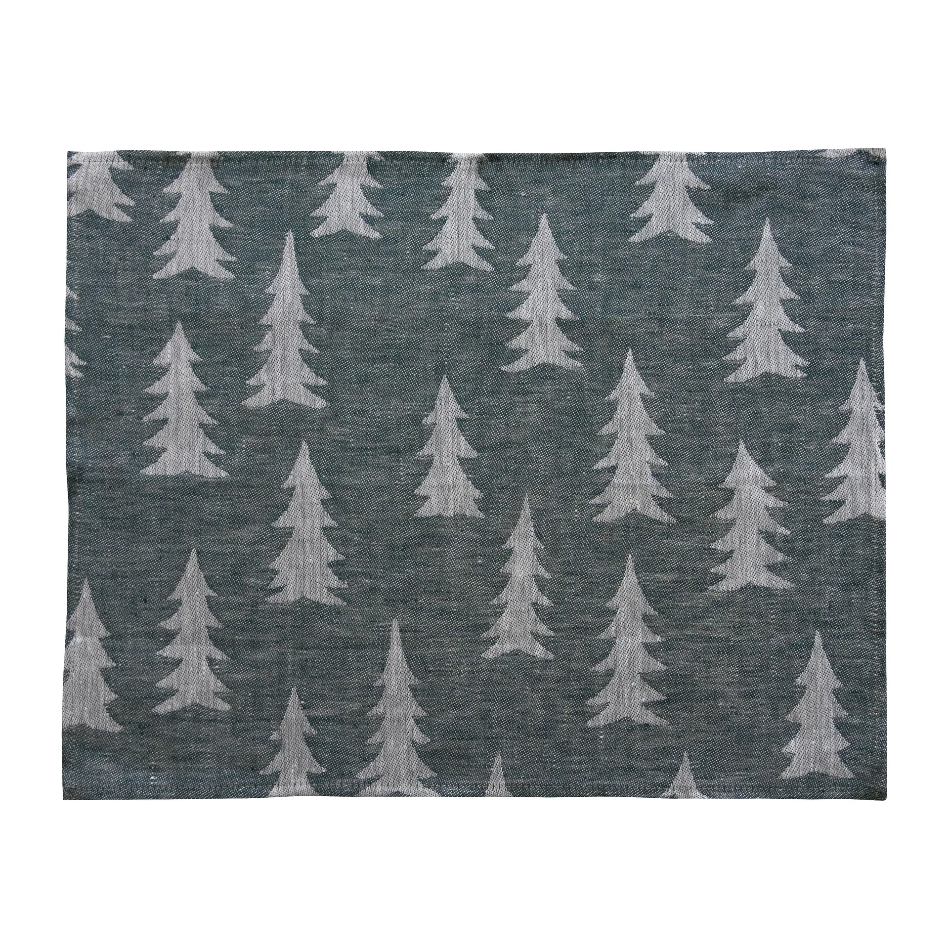 Gran 餐垫  37x47 cm, 绿色-白色 Fine Little Day