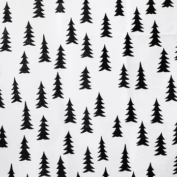 Gran 纺织品 (fabric) - 白色-黑色 - Fine Little Day