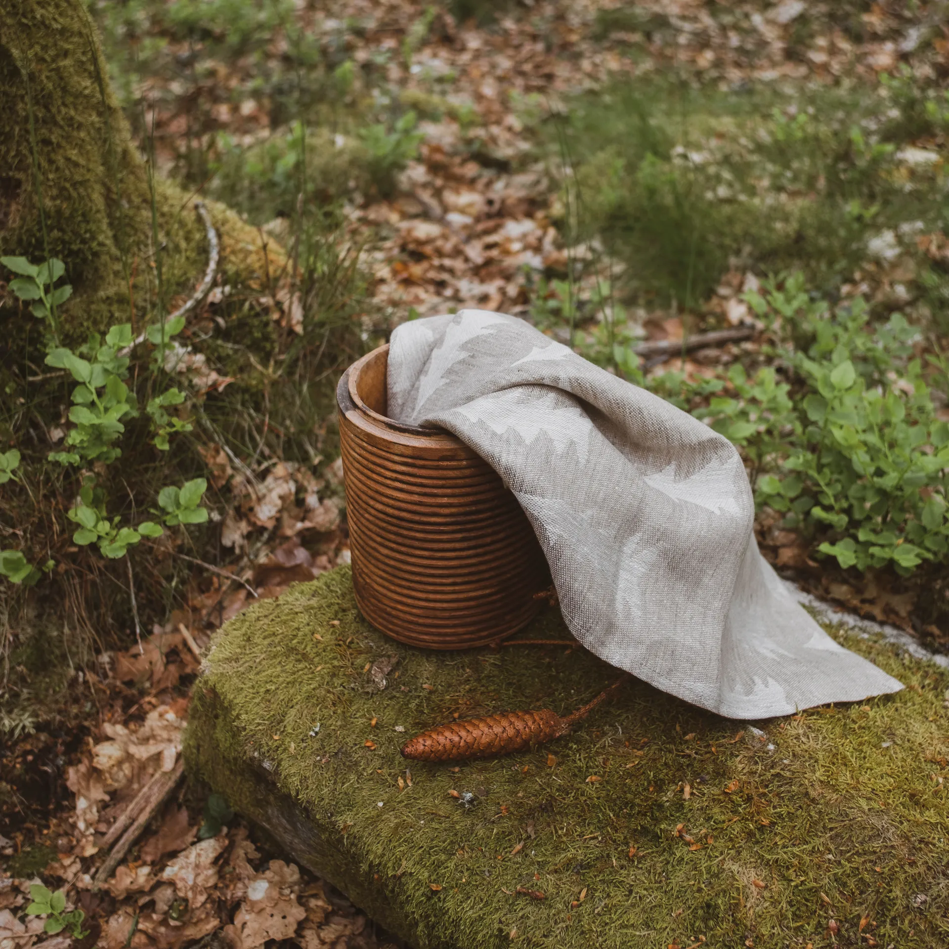 Gran tea towel linen, 沙色 Fine Little Day