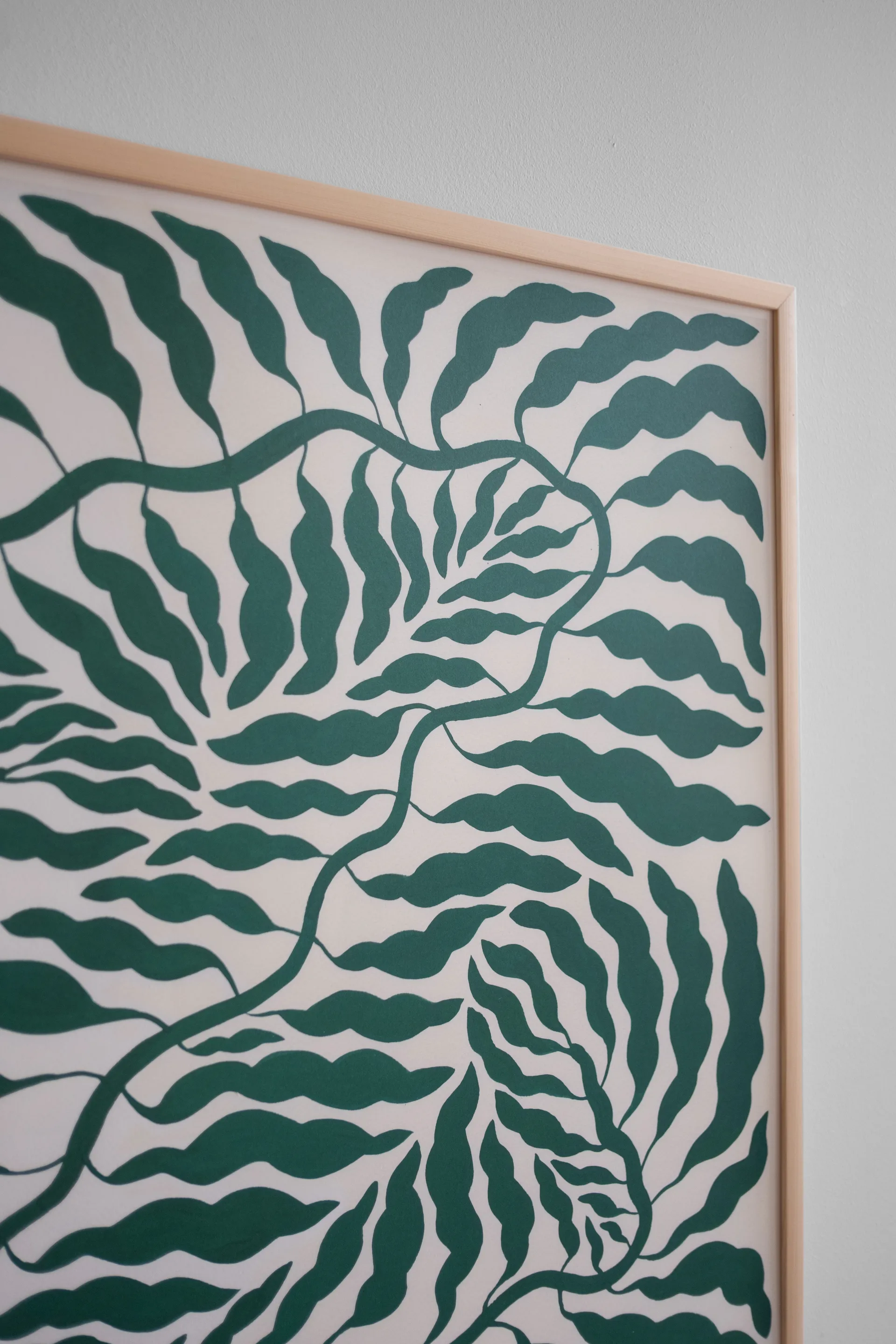 绿色Green海报, 70x70cm Fine Little Day