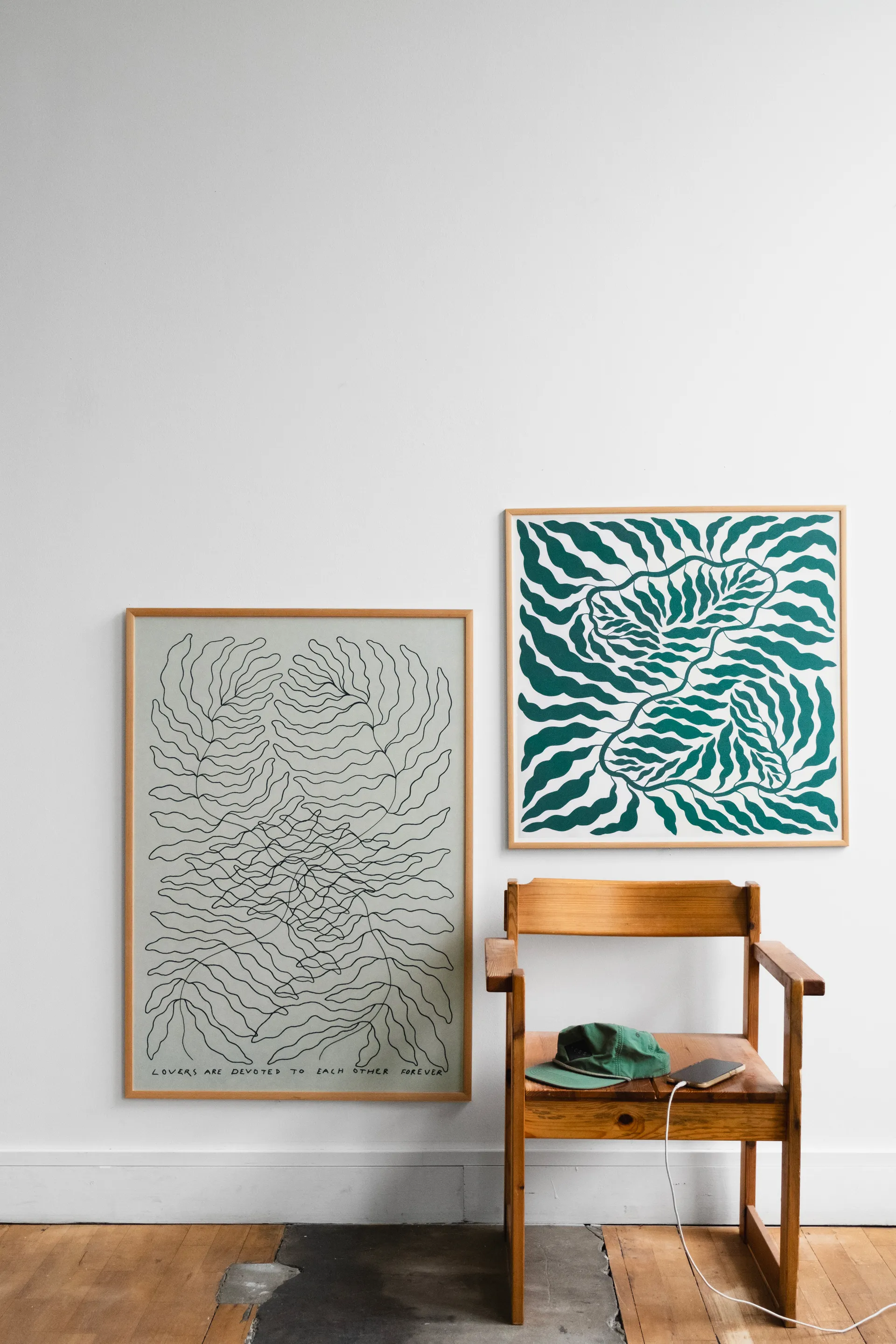 绿色Green海报, 70x70cm Fine Little Day