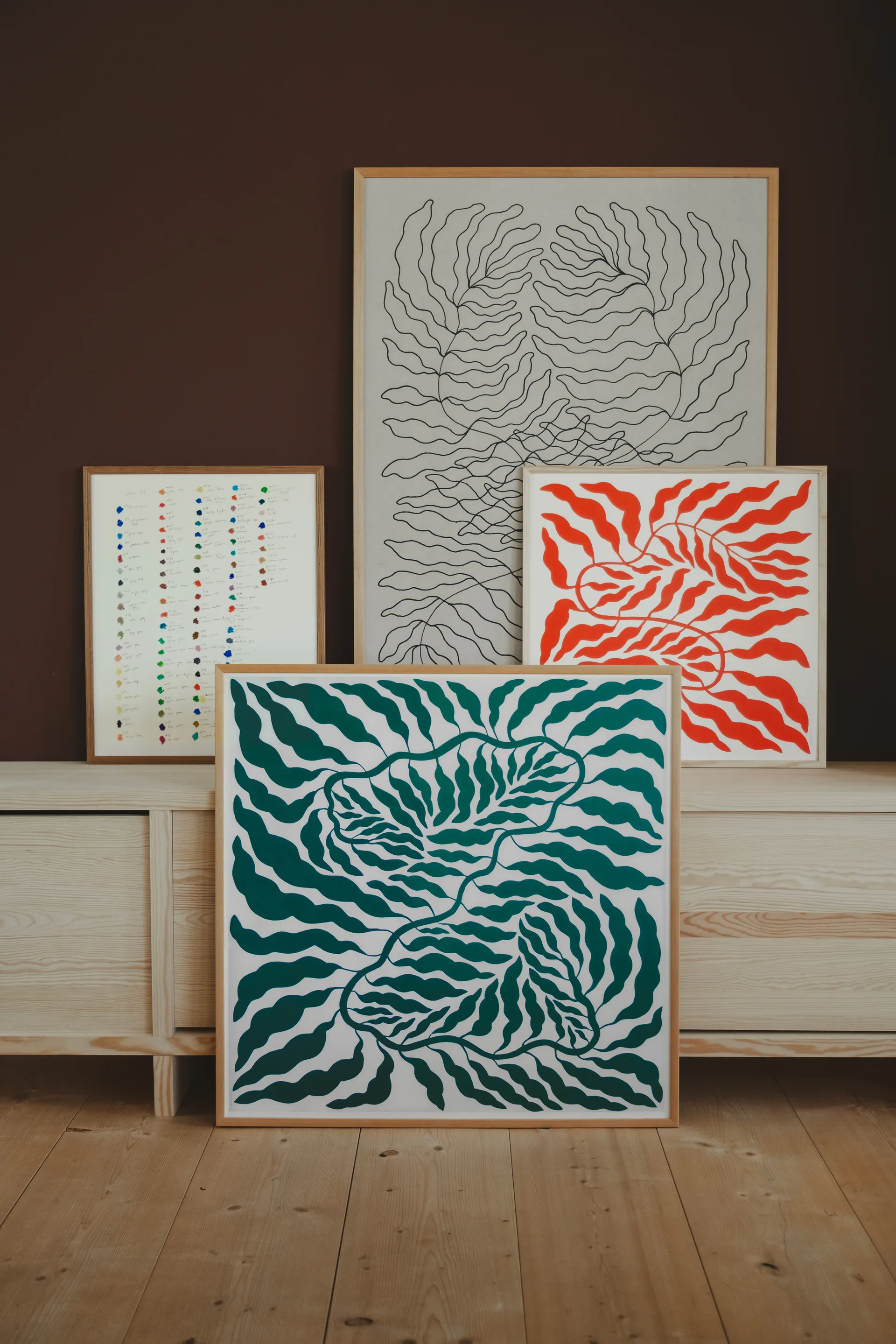 绿色Green海报, 70x70cm Fine Little Day