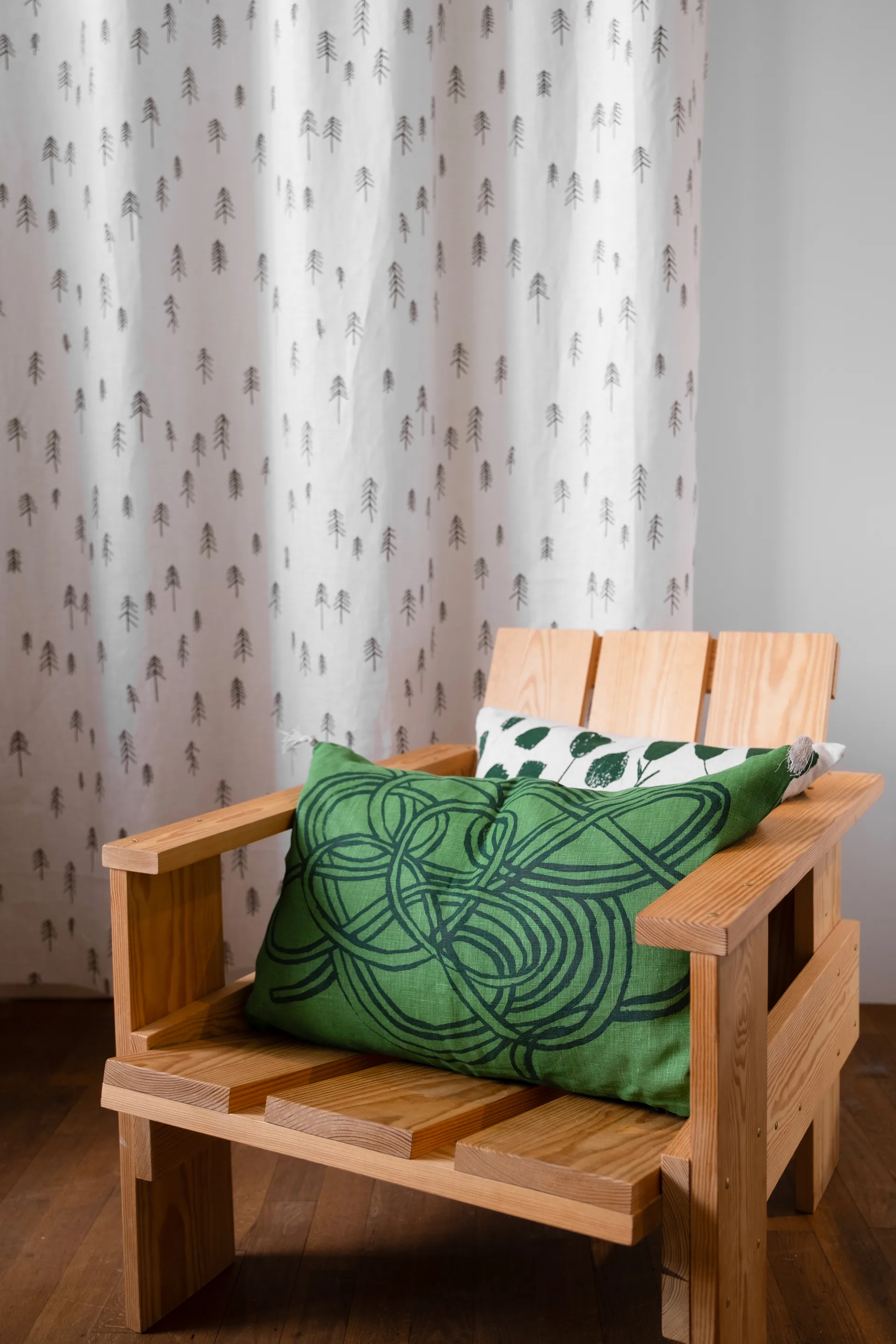 Knutar 靠枕套 38x58 cm, 绿色 Fine Little Day