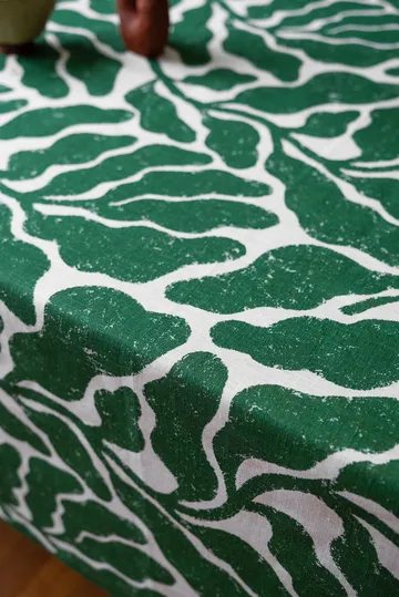 Leaves 桌布 149x250 cm - 绿色 - Fine Little Day