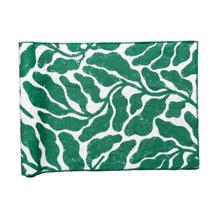 Leaves 桌旗 45x180 cm - 绿色 - Fine Little Day