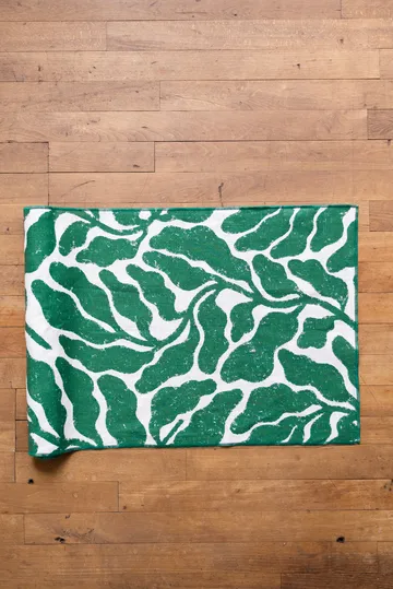 树叶Leaves图案长条桌旗 - 绿色_45x180cm - Fine Little Day