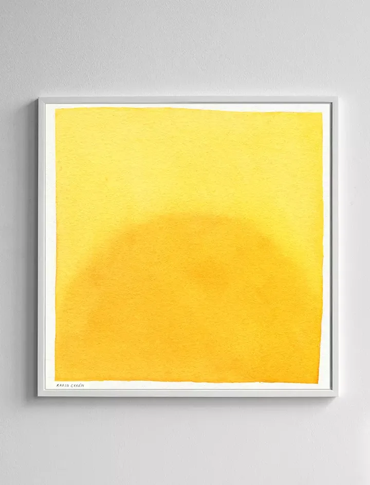 Morning清晨主题装饰海报70x70cm - 黄色 - Fine Little Day