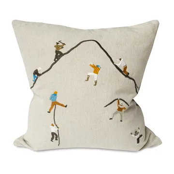 登山者Mountain climbers枕套_48x48cm - 自然色 - Fine Little Day