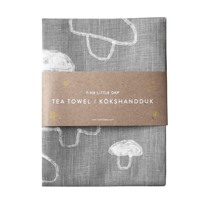 Mushroom 厨房巾  linen - 灰色 - Fine Little Day