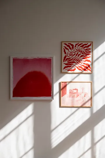 橙红色叶片Orange red leaf - 50x50cm - Fine Little Day