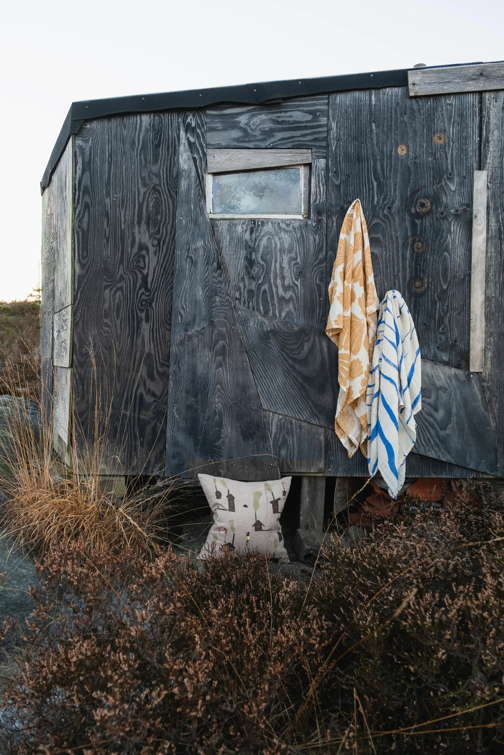 Sauna 枕头套 45x45 cm, Beige Fine Little Day