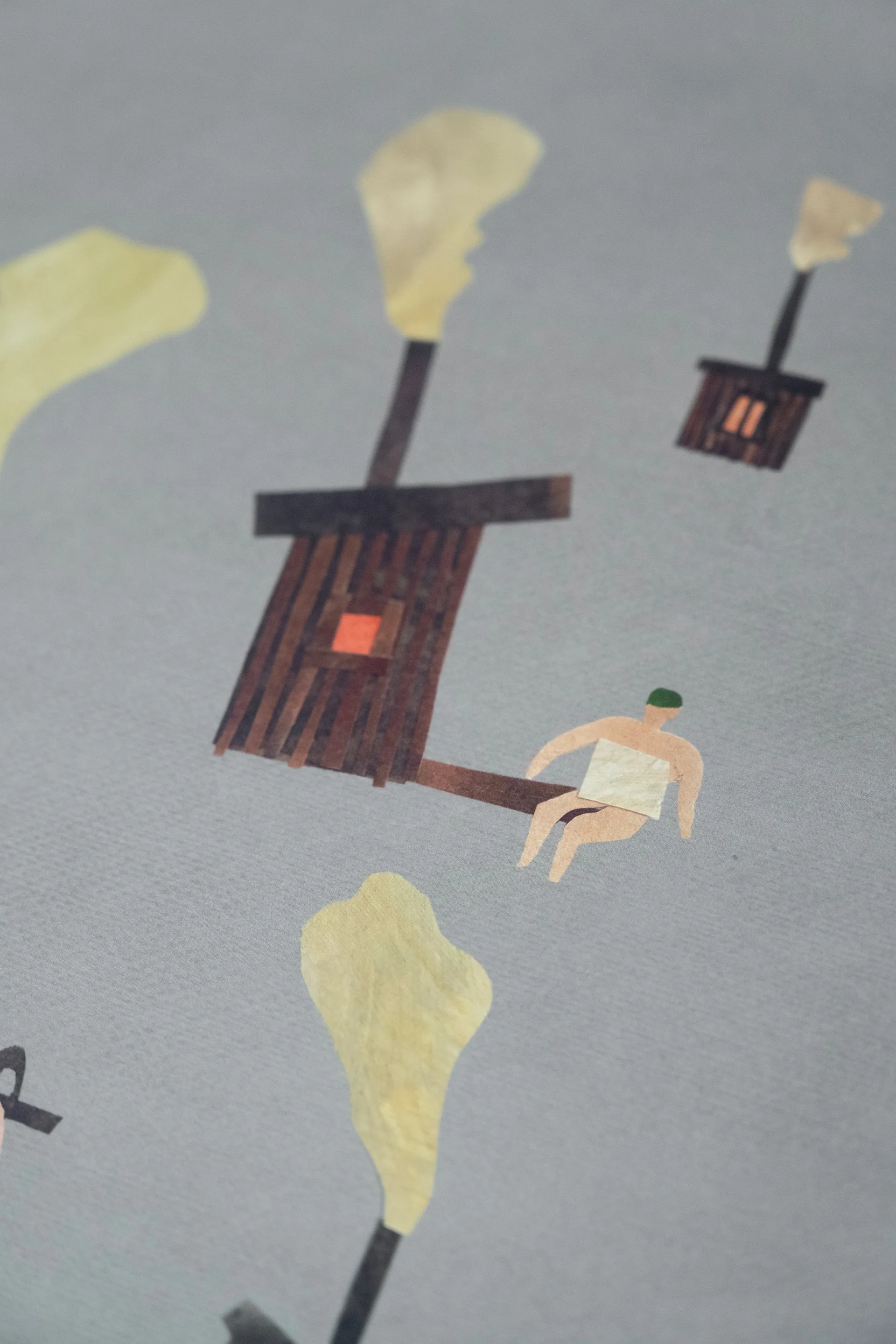 Sauna 海报, 50x50cm Fine Little Day