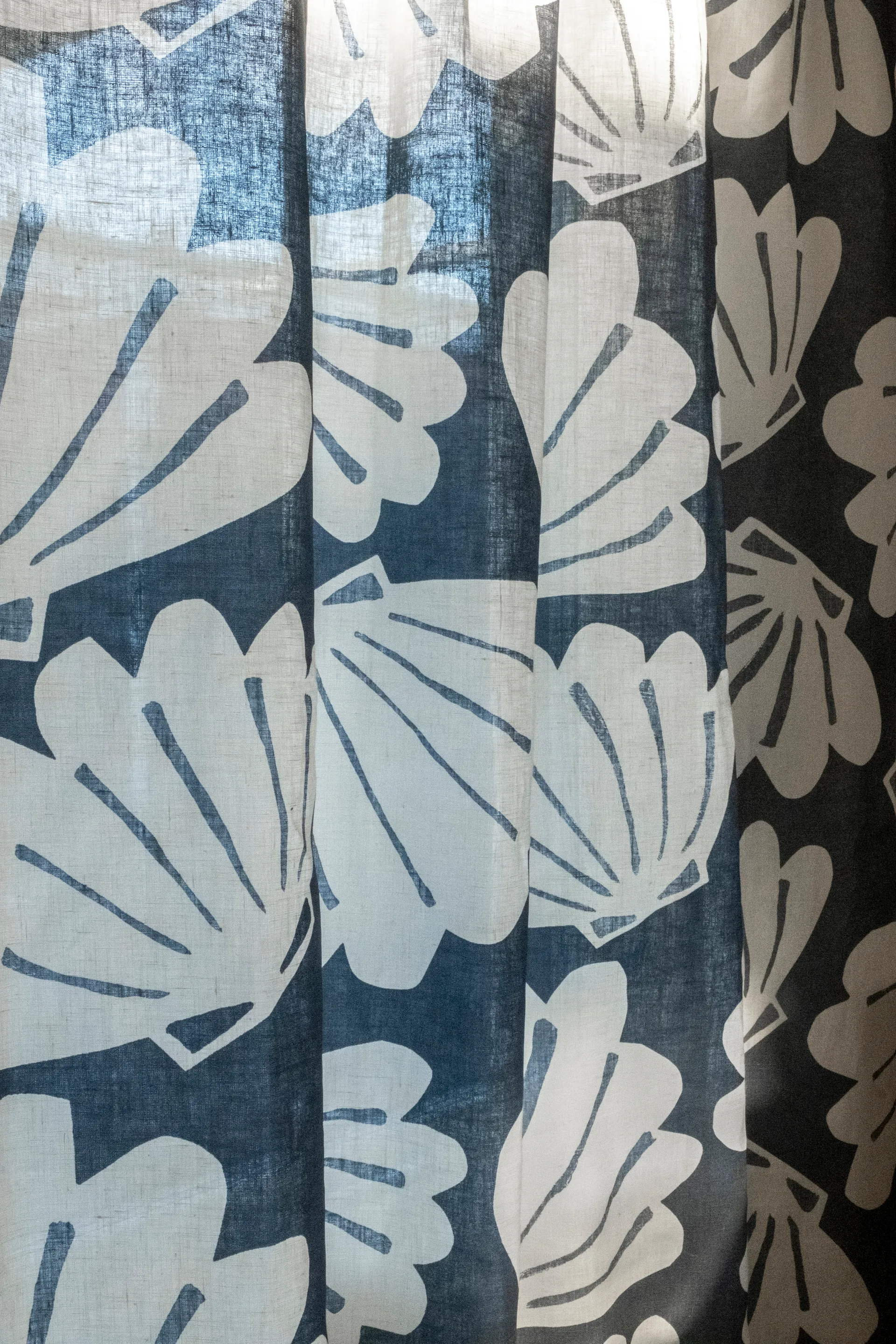 Shell 窗帘 long 145x250, Blue Fine Little Day