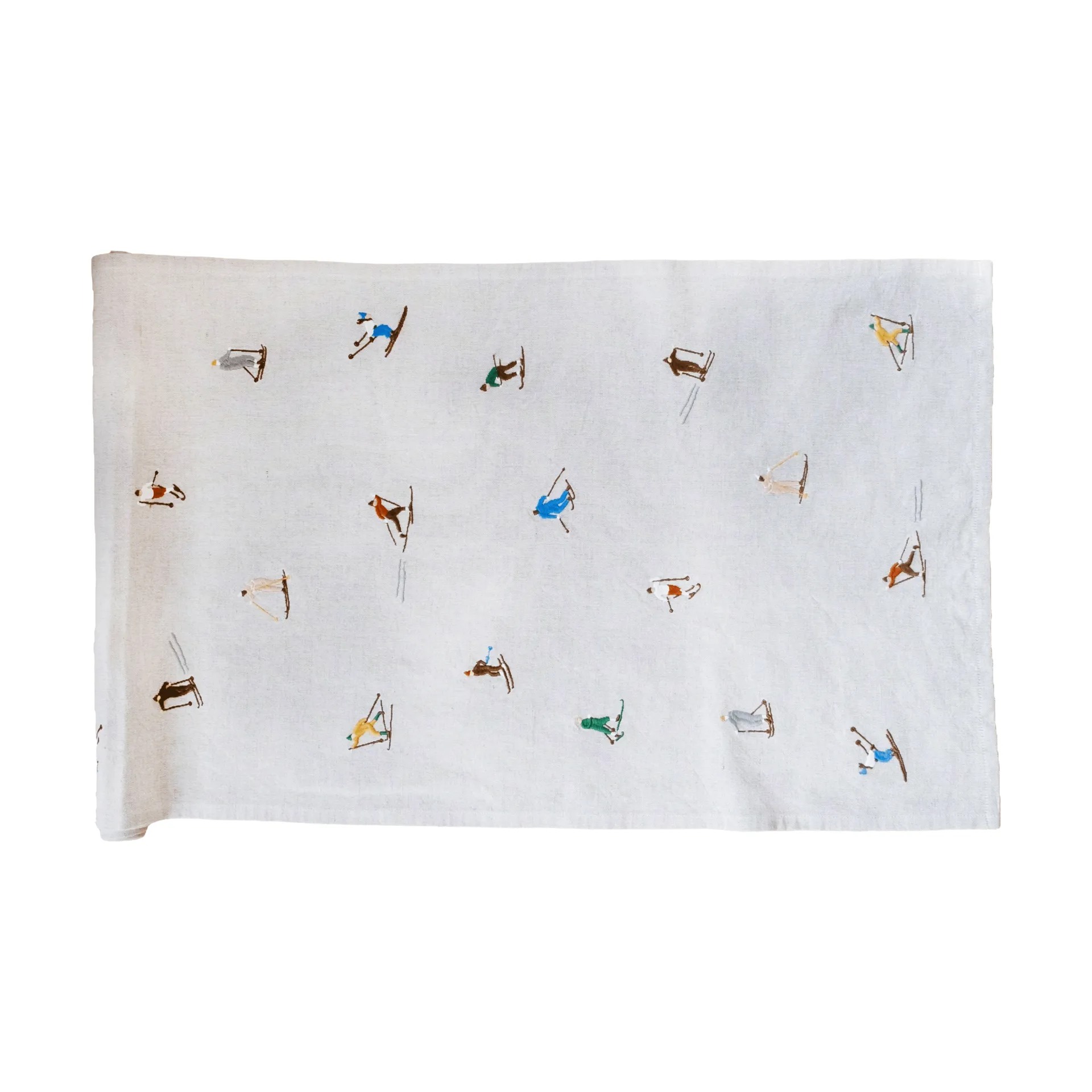 Skiers 桌旗, 自然色，45x150cm Fine Little Day